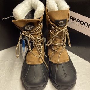 Weatherproof Winter Boots Style George Color Tan Size 8M